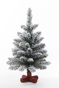 Kunstig mini juletræ på træfod 60 cm